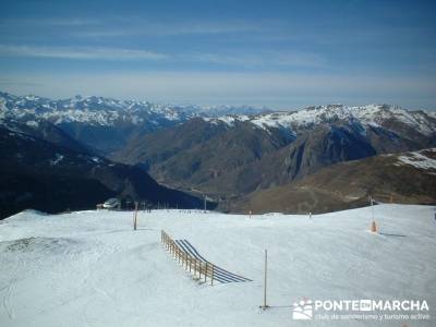 Esquí Baqueira; rutas senderismo guadarrama; ruta bola del mundo